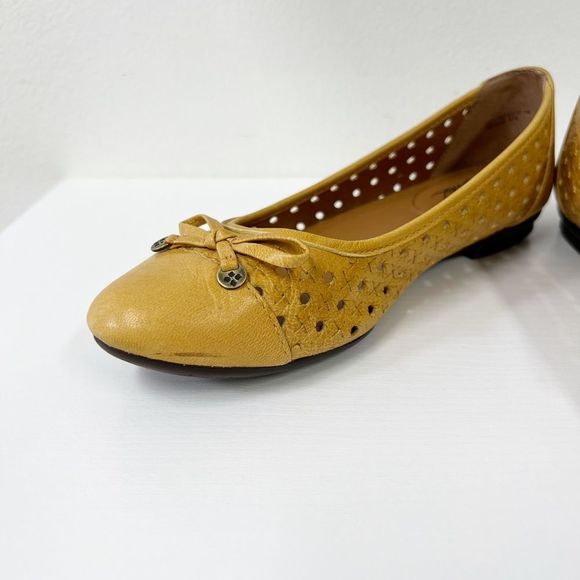Patricia Nash Bettina Mustard Woven Ballet Flats 7.5 - Picture 5 of 8